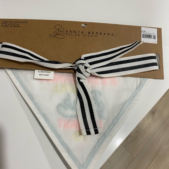 Pet Birthday Bandana. NWT never worn! Would fit small to med sized dog breeds. - Picture 2 of 4